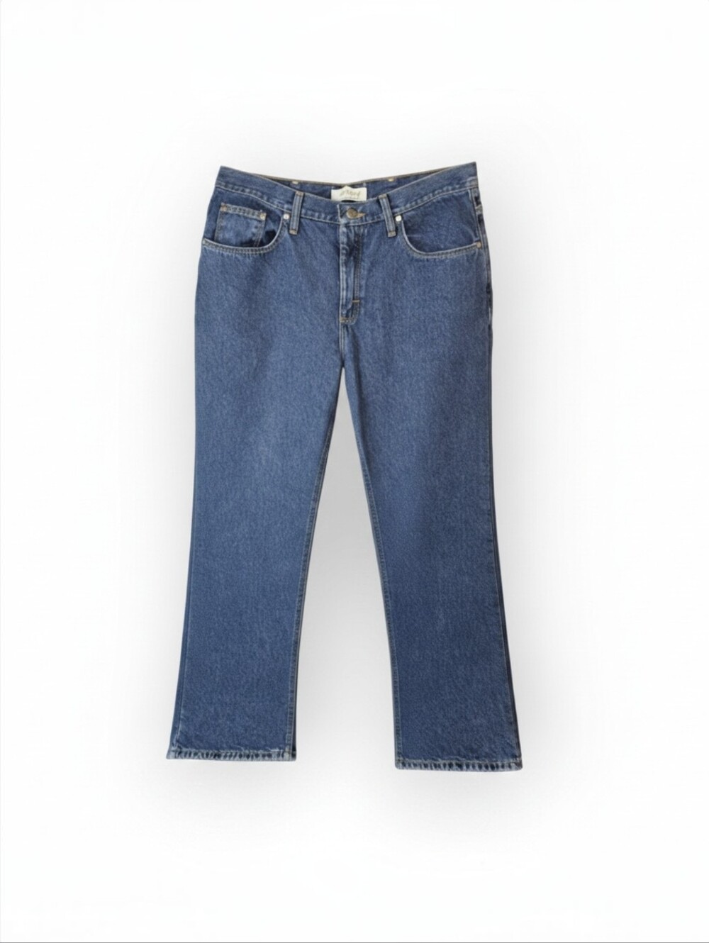 As Real As Wrangler Flannel Lined Dark Wash Straight Leg Jeans 12x32